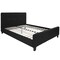 Flash Furniture Queen Size Black Fabric Platform Bed & Mattress HG-BM10-23-GG - alternate 8